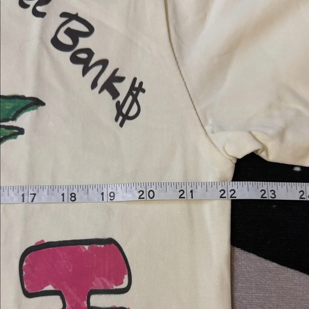 Homme + Femme "Rest Stop" Off White Tee ( Oversized ) Fits Large - Picture 11 of 16